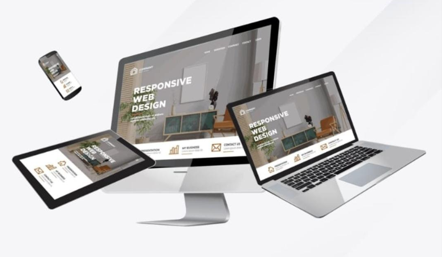 Modern Responsive Websites Layout Mockup